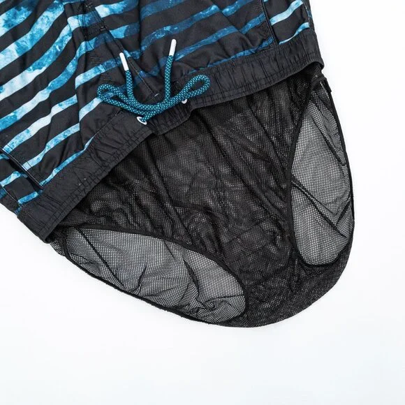 Men's Swim Trunks Mesh Liner Beachwear with Pocket 10" Inseam Size S - Picture 5 of 7